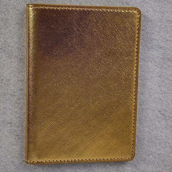 Elton John Farewell Yellow Brick Road Gold Metallic Passport Holder Cover - Picture 3 of 4